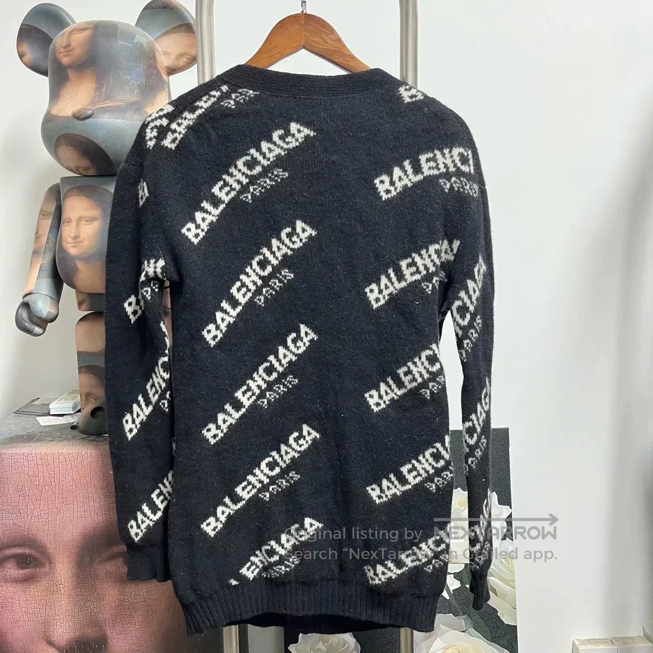 Balenciaga Balenciaga Logo Printed Cardigan. Size US XS / EU 42 / 0 - 2 Thumbnail