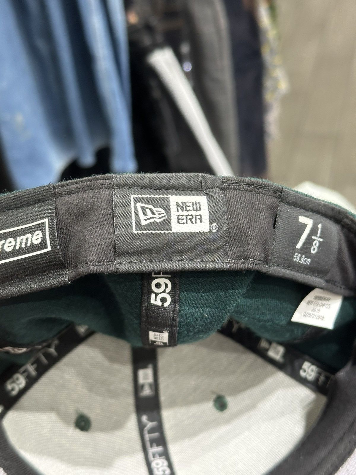 Supreme Supreme Script Logo Fitted Hat 2018 7 1/8 Size ONE SIZE - 3 Thumbnail