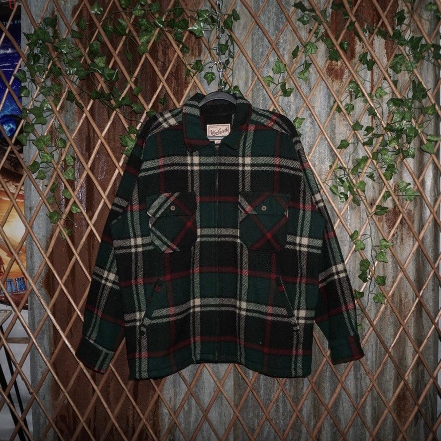 Woolrich Woolen Mills XL - Vintage Y2K woolrich plaid flannel usa made 90s jacket Size US XL / EU 56 / 4 - 1 Thumbnail