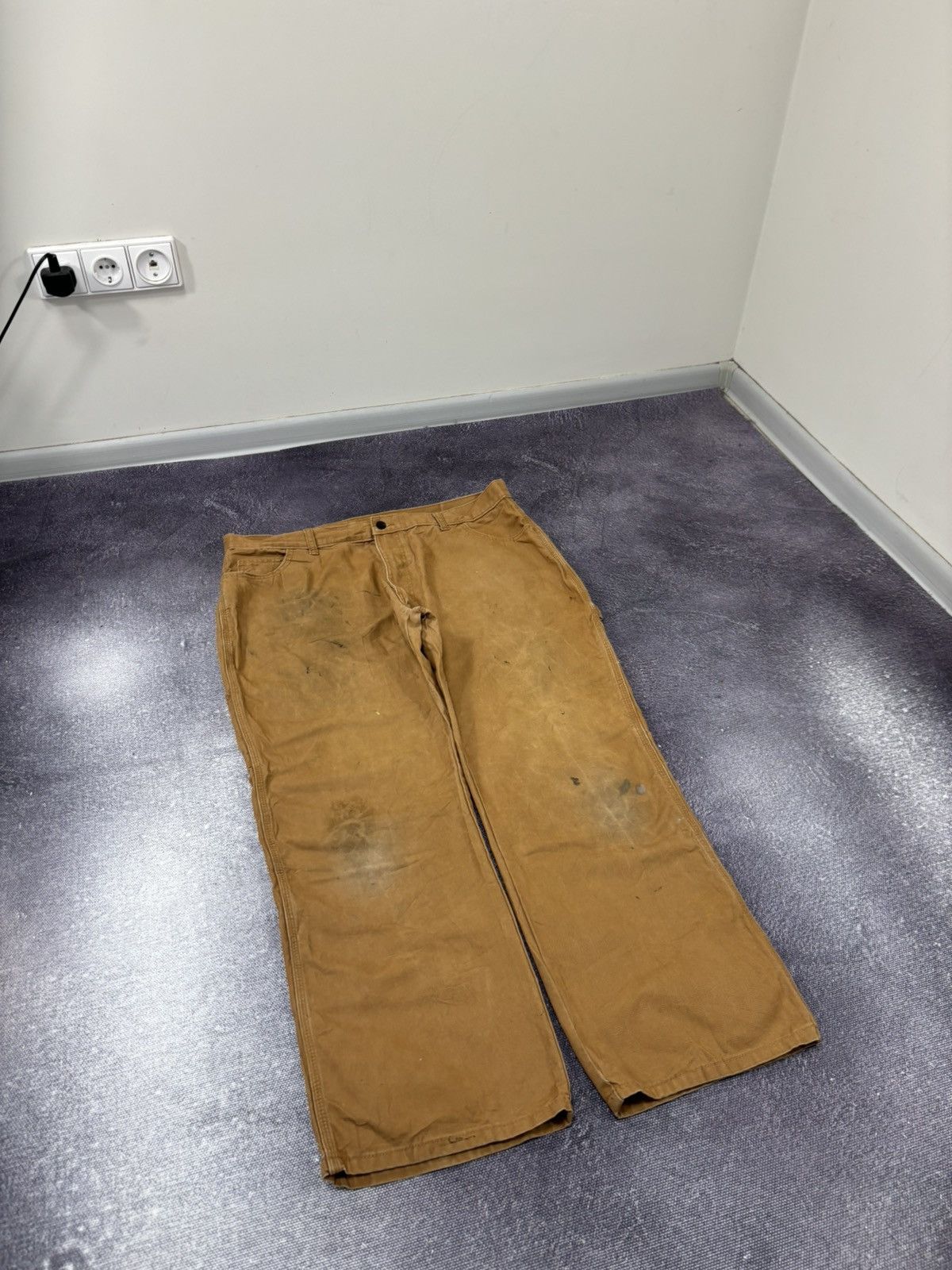 Dickies Vintage Dickies USA Orange Skate Hype Baggy Carpenter Pants Size US 38 / EU 54 - 8 Thumbnail