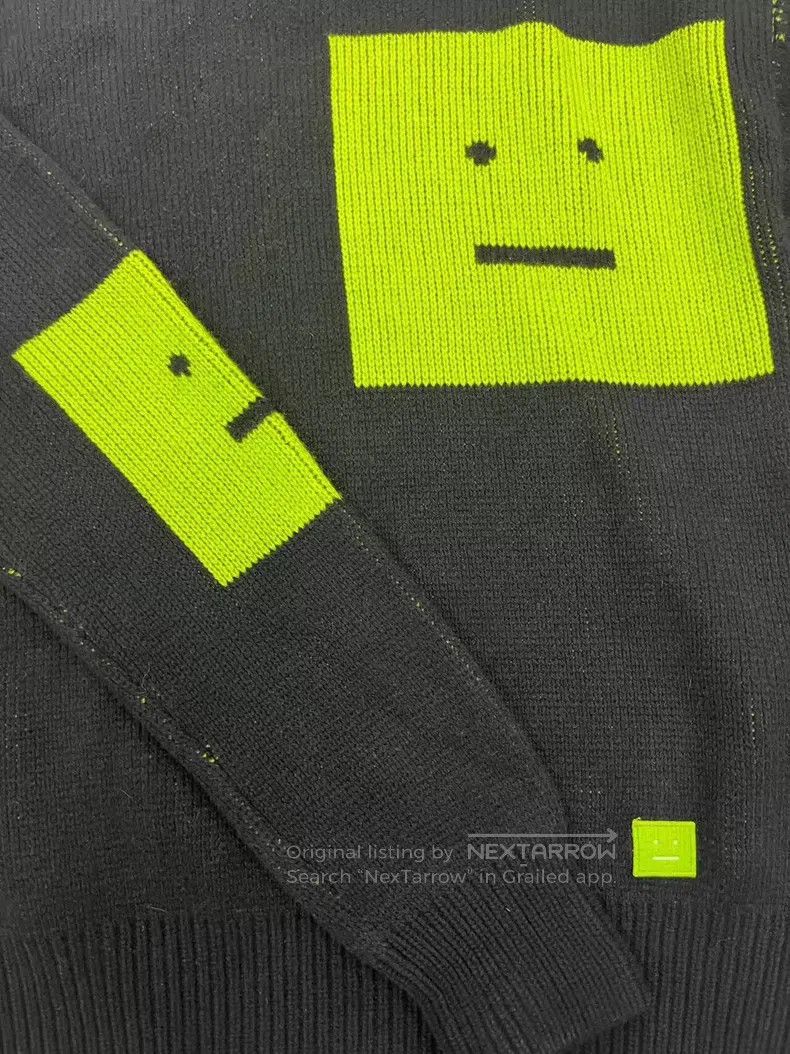 Acne Studios Acne Studios Color Block Jacquard Round Neck Knit Sweater Size US M / EU 48-50 / 2 - 3 Thumbnail