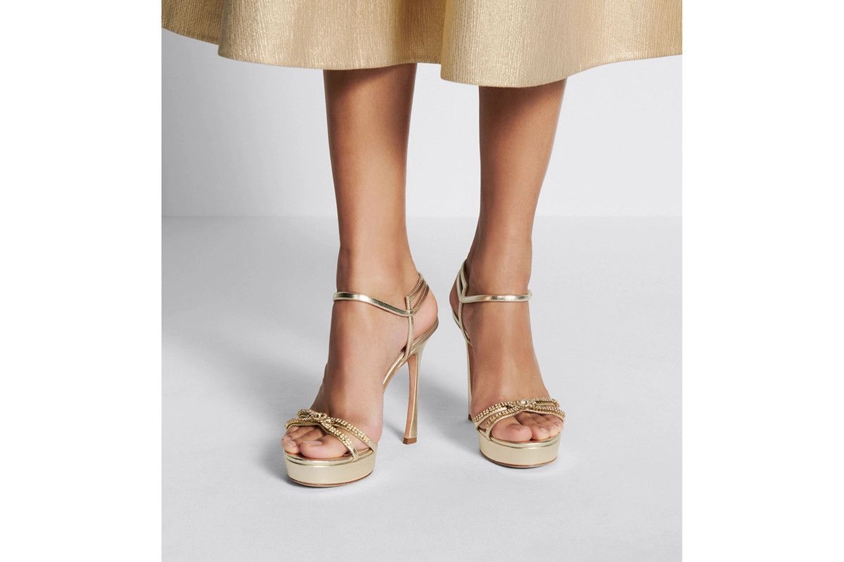 Dior o1bcso1str0226 Dior Sunset Heeled Sandal in Beige Size US 5 / IT 35 - 7 Thumbnail