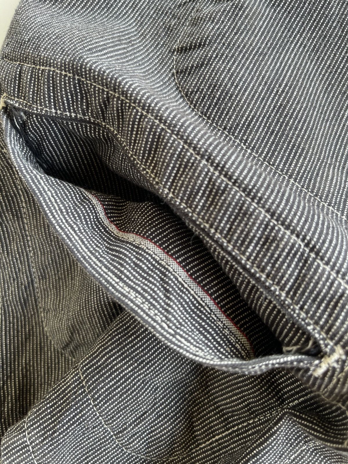 Sugar Cane Sugar Cane SC13529 Toyo Enterprise Hickory Stripe Vest Size US M / EU 48-50 / 2 - 6 Thumbnail