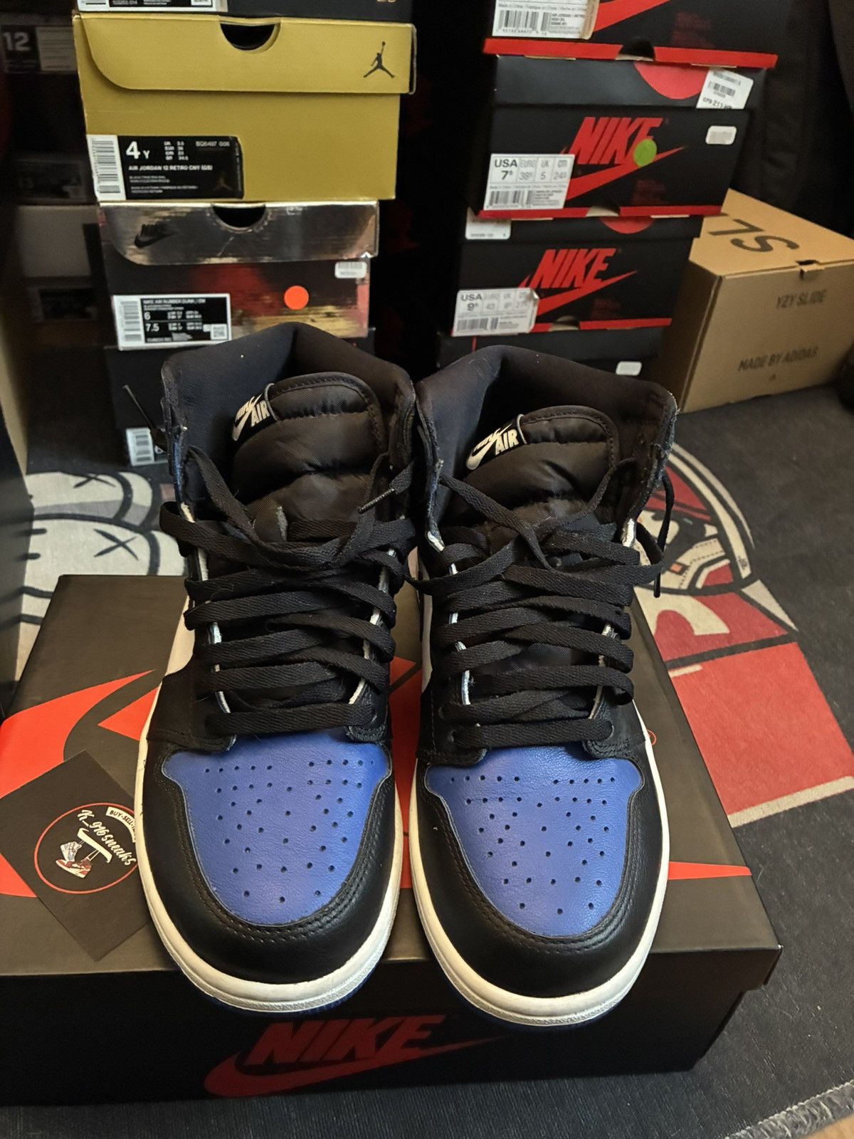 Jordan Brand Jordan 1 royal toe Size US 9.5 / EU 42-43 - 4 Thumbnail