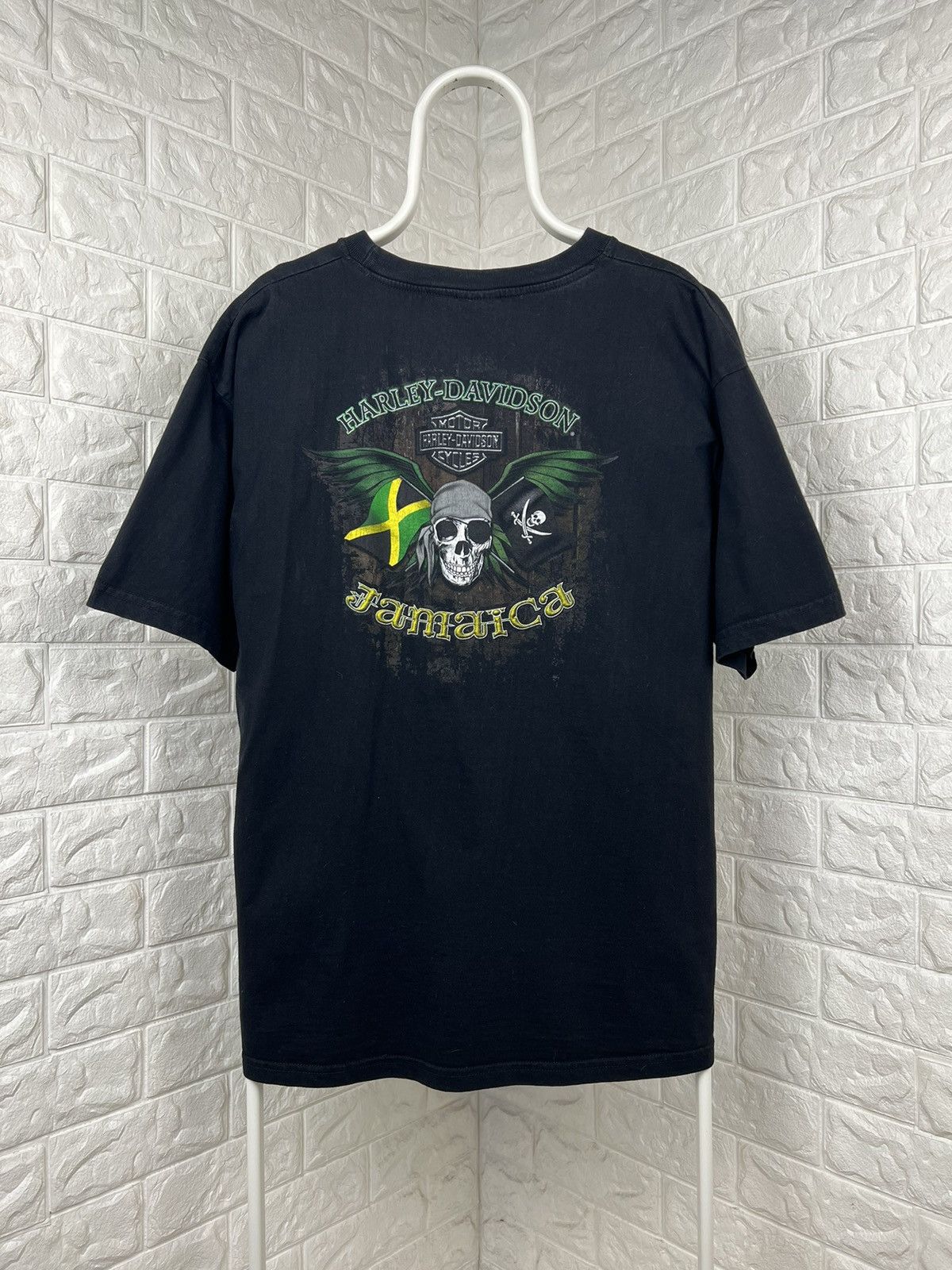 Harley Davidson × Vintage Vinatge Harley Davidson Jamaica Size US XL / EU 56 / 4 - 1 Thumbnail
