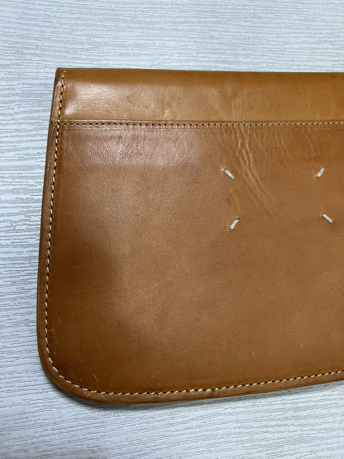 Maison Margiela Maison Margiela - A/W 15’ - Leather Flap Clutch Bag Size ONE SIZE - 10 Thumbnail