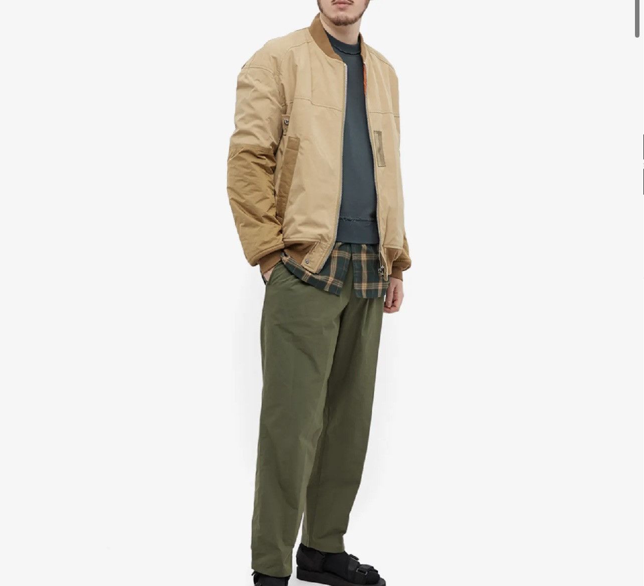 Undercover Check Detail Crew Sweat Size US XL / EU 56 / 4 - 4 Thumbnail