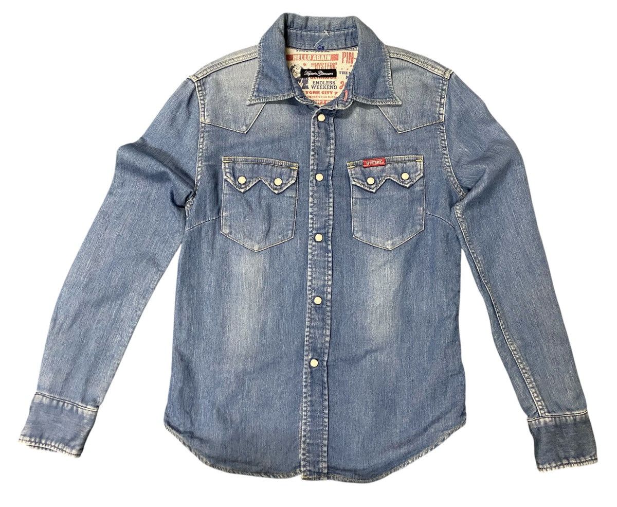Hysteric Glamour Hysteric Glamour Denim Western Shirt Print Lined Size US XS / EU 42 / 0 - 1 Thumbnail
