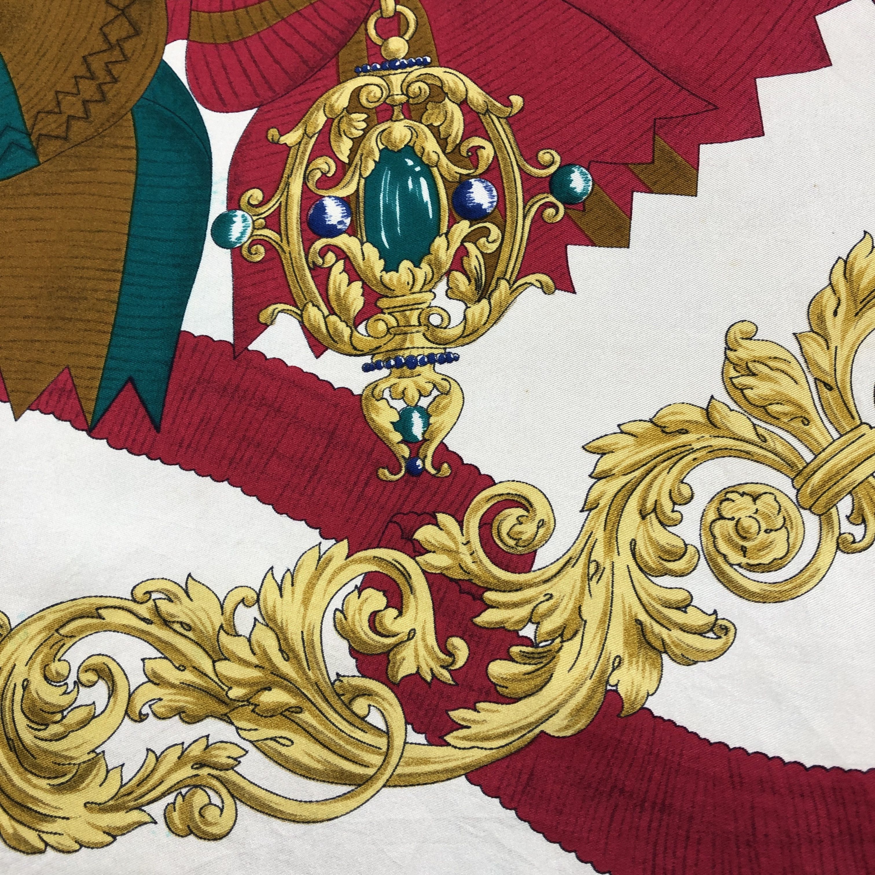 Other Vintage Luxury SILK Scarf Twill Stole Wraps Scarves Size ONE SIZE - 11 Thumbnail