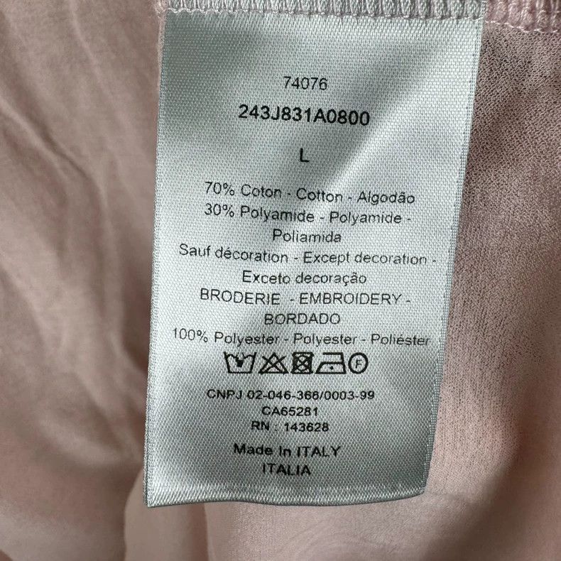 Dior Dior pink long sleeve polo shirt by Dior-2507 Size US L / EU 52-54 / 3 - 6 Thumbnail