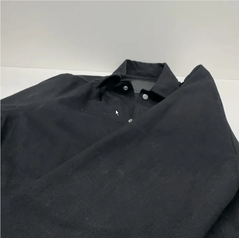 Rick Owens Rick Owens DRKSHDW Black Snap Button Jacket Men's M Size US M / EU 48-50 / 2 - 9 Thumbnail