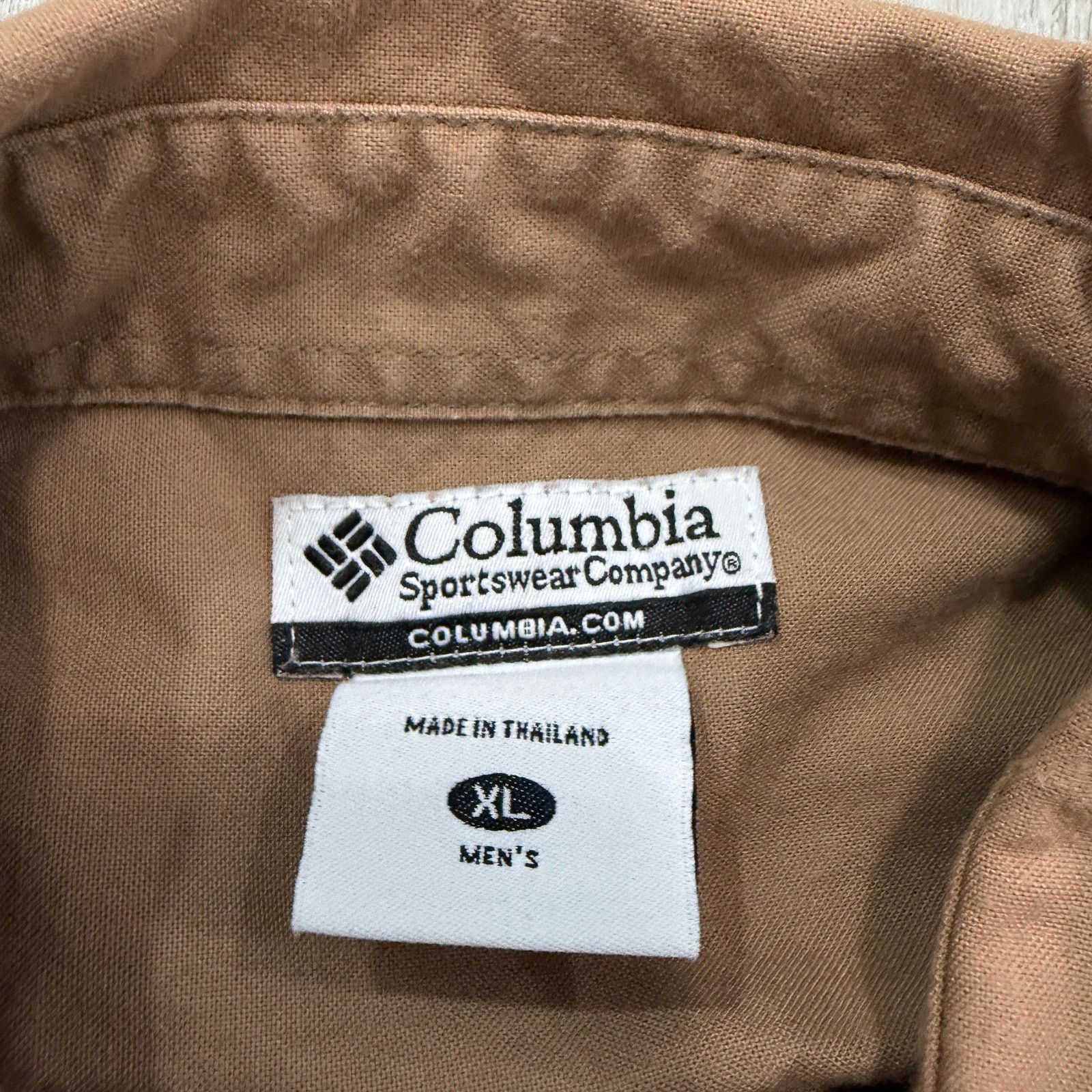 Columbia Columbia Shooting Shirt Men's Extra Large Tan Blaze Orange Size US XL / EU 56 / 4 - 4 Thumbnail