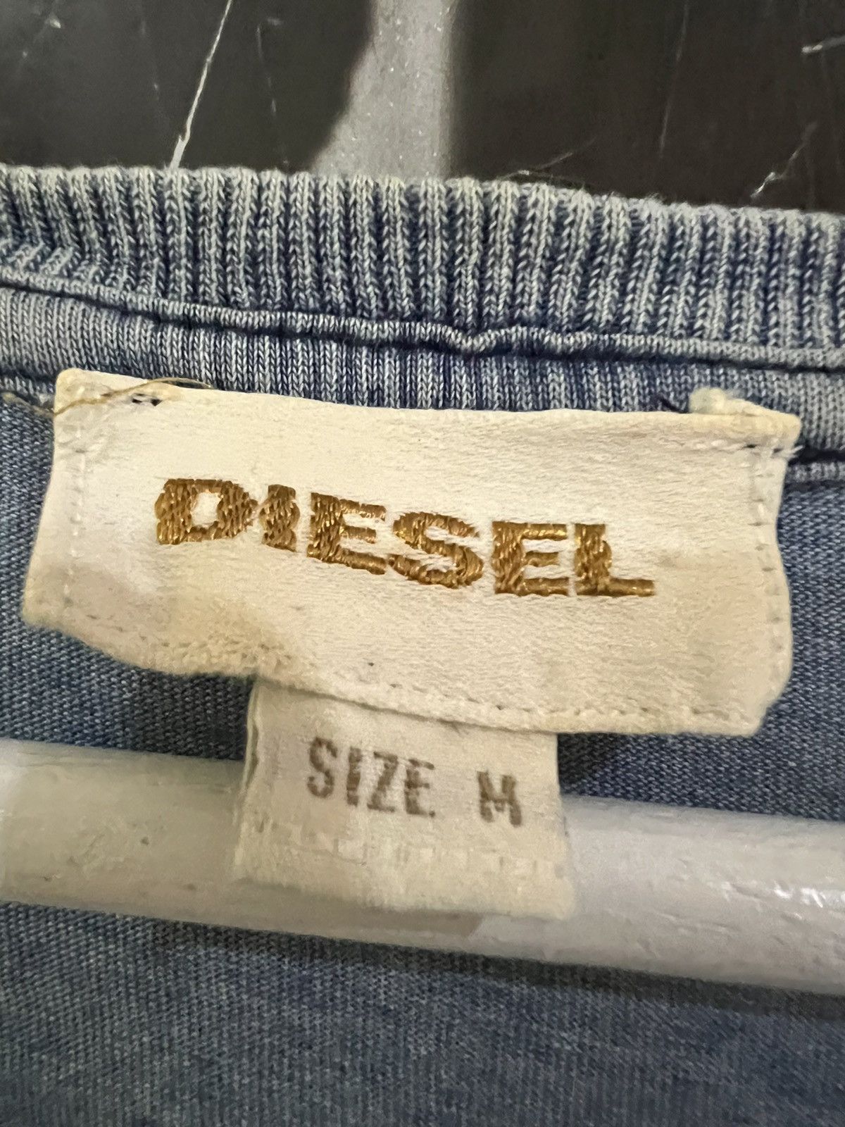 Diesel Vintage 90s Diesel T-Shirt – Rare Early Era Streetwear Size US M / EU 48-50 / 2 - 7 Thumbnail
