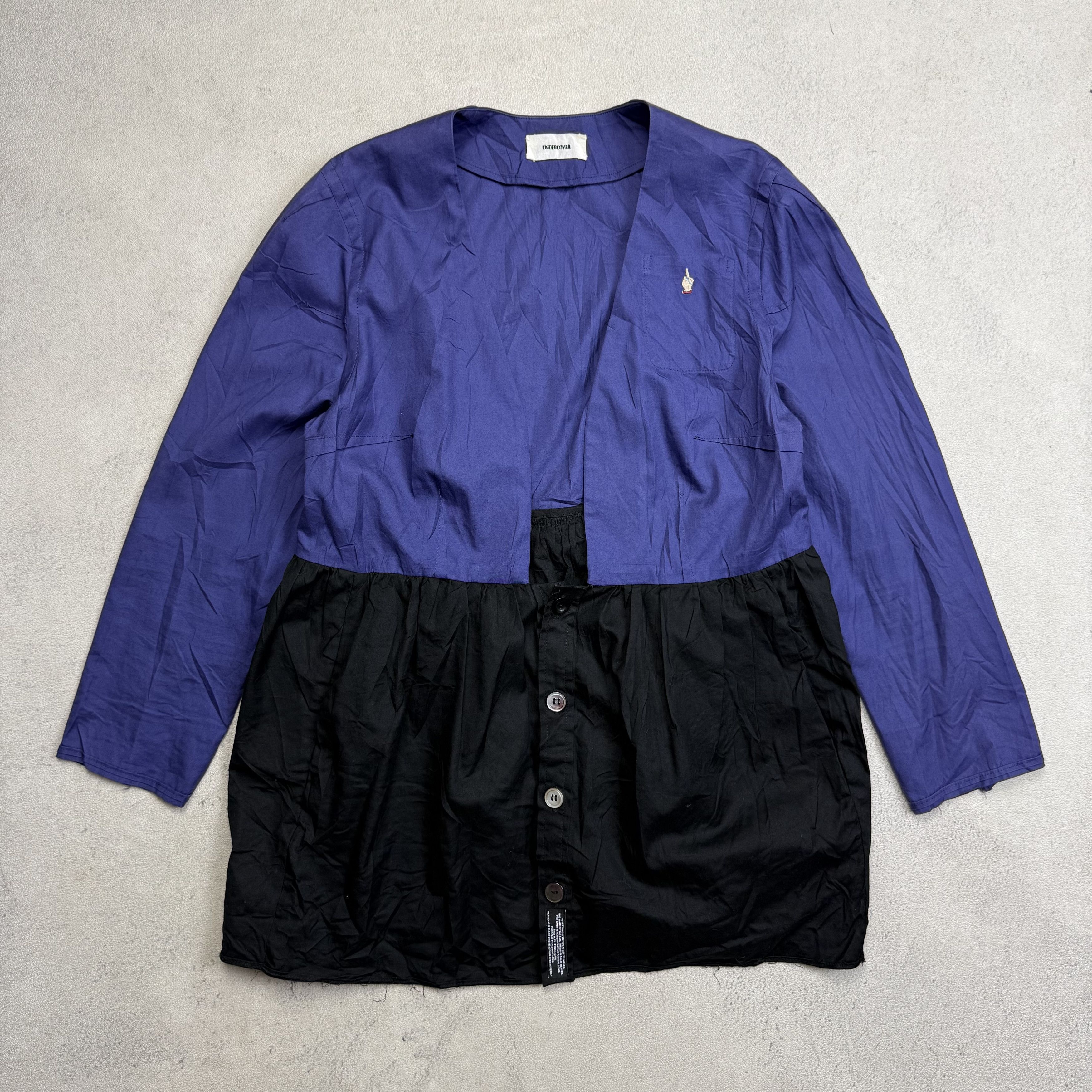 Undercover Undercover "FUCK" Panelled Shirt Size XS / US 0-2 / IT 36-38 - 1 Thumbnail