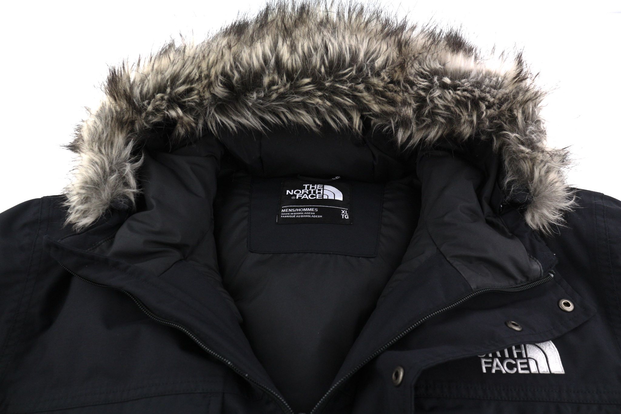 The North Face XL Black Hooded Goose Down Insulated DryVent Jacket 82628 Size US XL / EU 56 / 4 - 5 Thumbnail