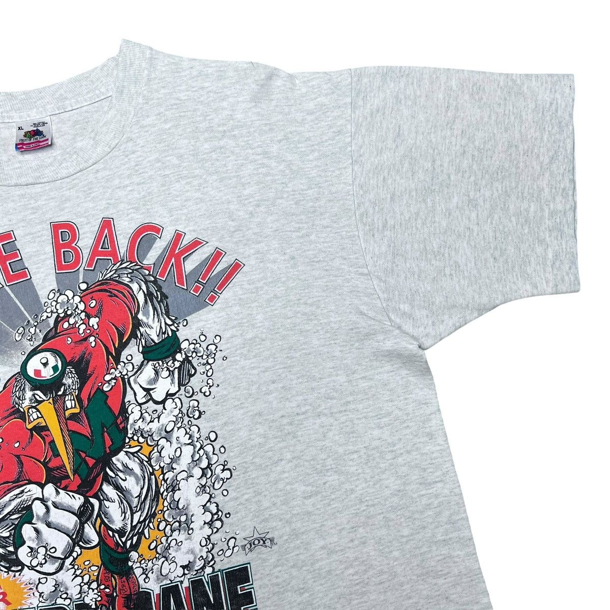 NCAA Vintage 1990s NCAA Miami Hurricanes Season Were Back 3D Tee Size US XL / EU 56 / 4 - 5 Thumbnail