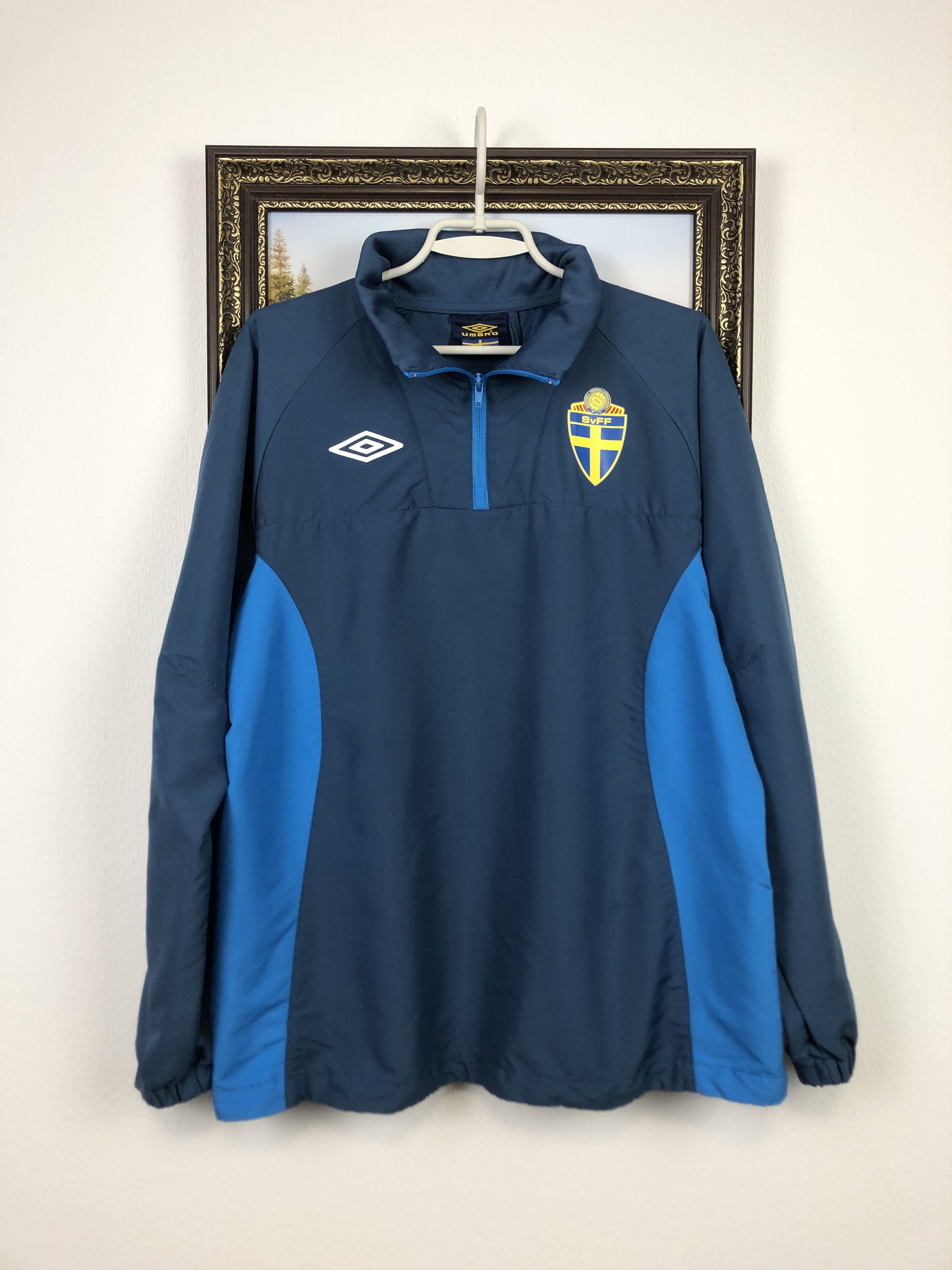 Umbro Vintage Sweden Football Jacket National Team Track Top Size US L / EU 52-54 / 3 - 1 Thumbnail