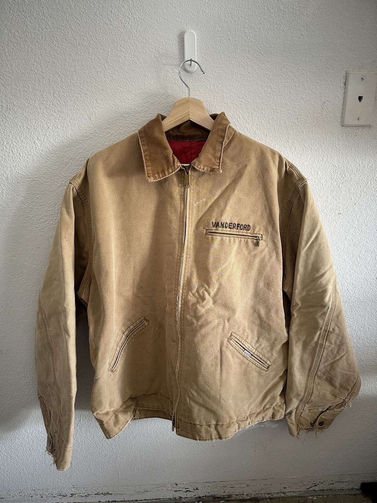 Carhartt 80’s Carhartt Detroit Tan Jacket Size US XL / EU 56 / 4 - 1 Thumbnail