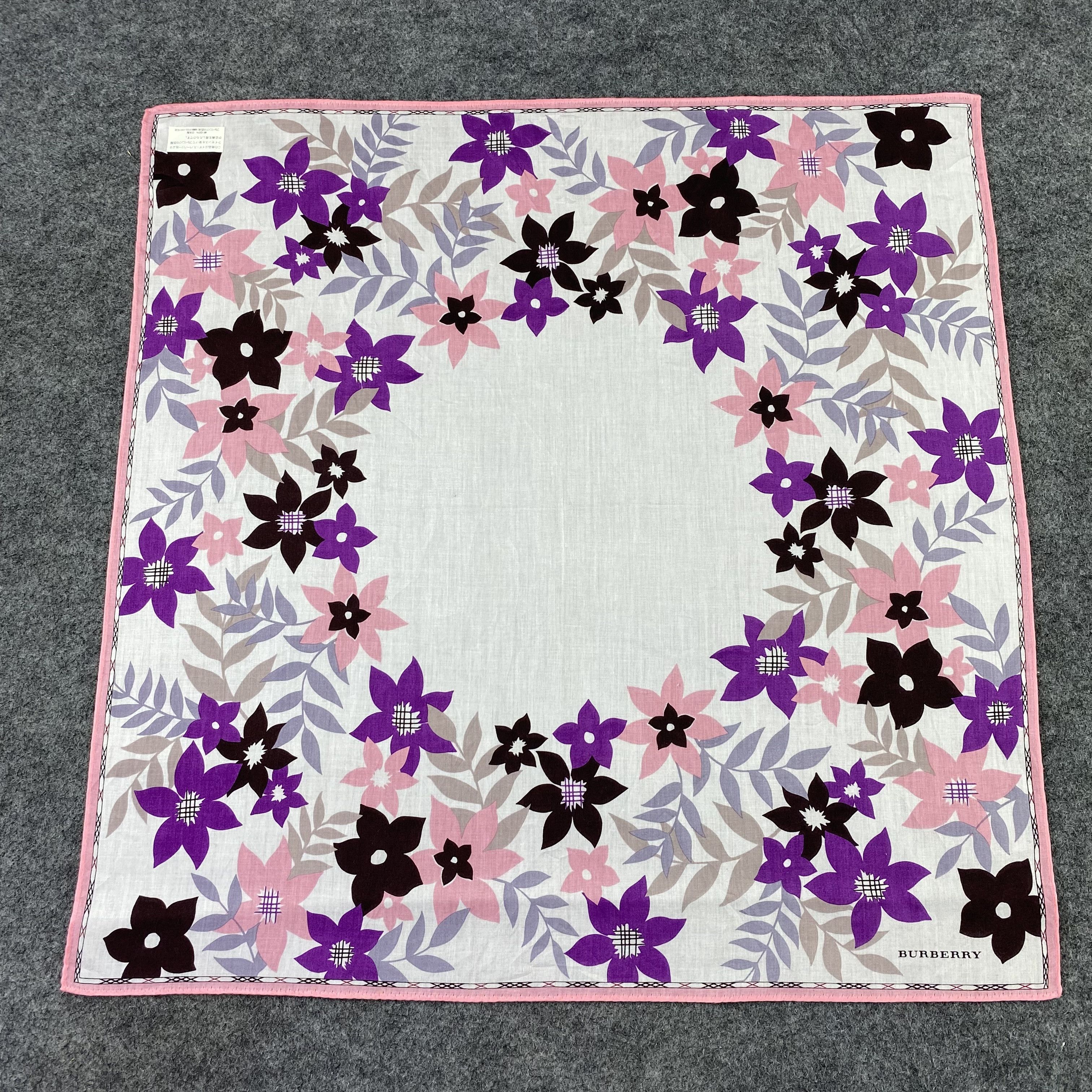 Burberry × Vintage Burberry Handkerchief / Bandana / Neckerchief-B972 Size ONE SIZE - 3 Thumbnail