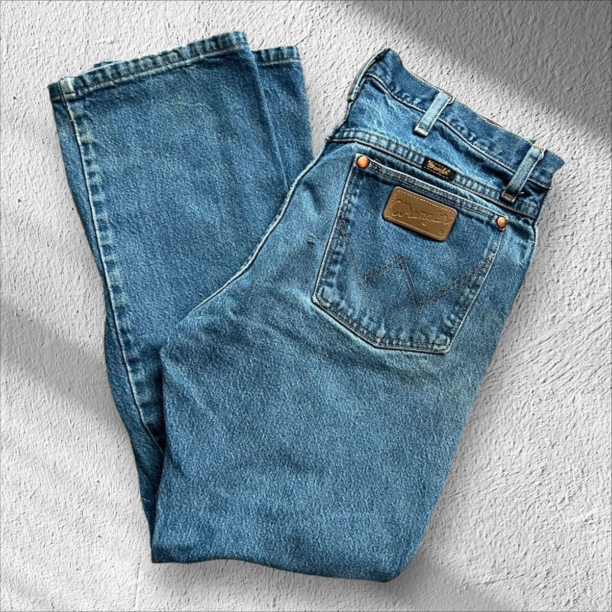 Wrangler Vintage 90s Wrangler Cowboy Cut Original Denim Jeans 32x29 Size US 32 / EU 48 - 1 Thumbnail
