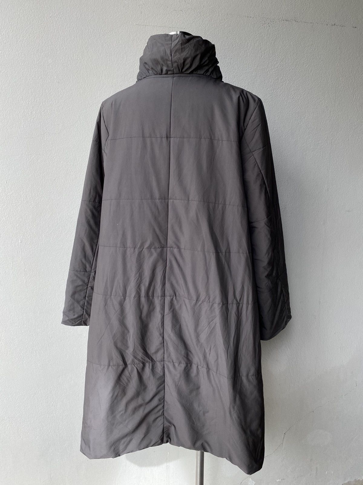 Issey Miyake Plantation Dark grey long coat Size M / US 6-8 / IT 42-44 - 9 Thumbnail