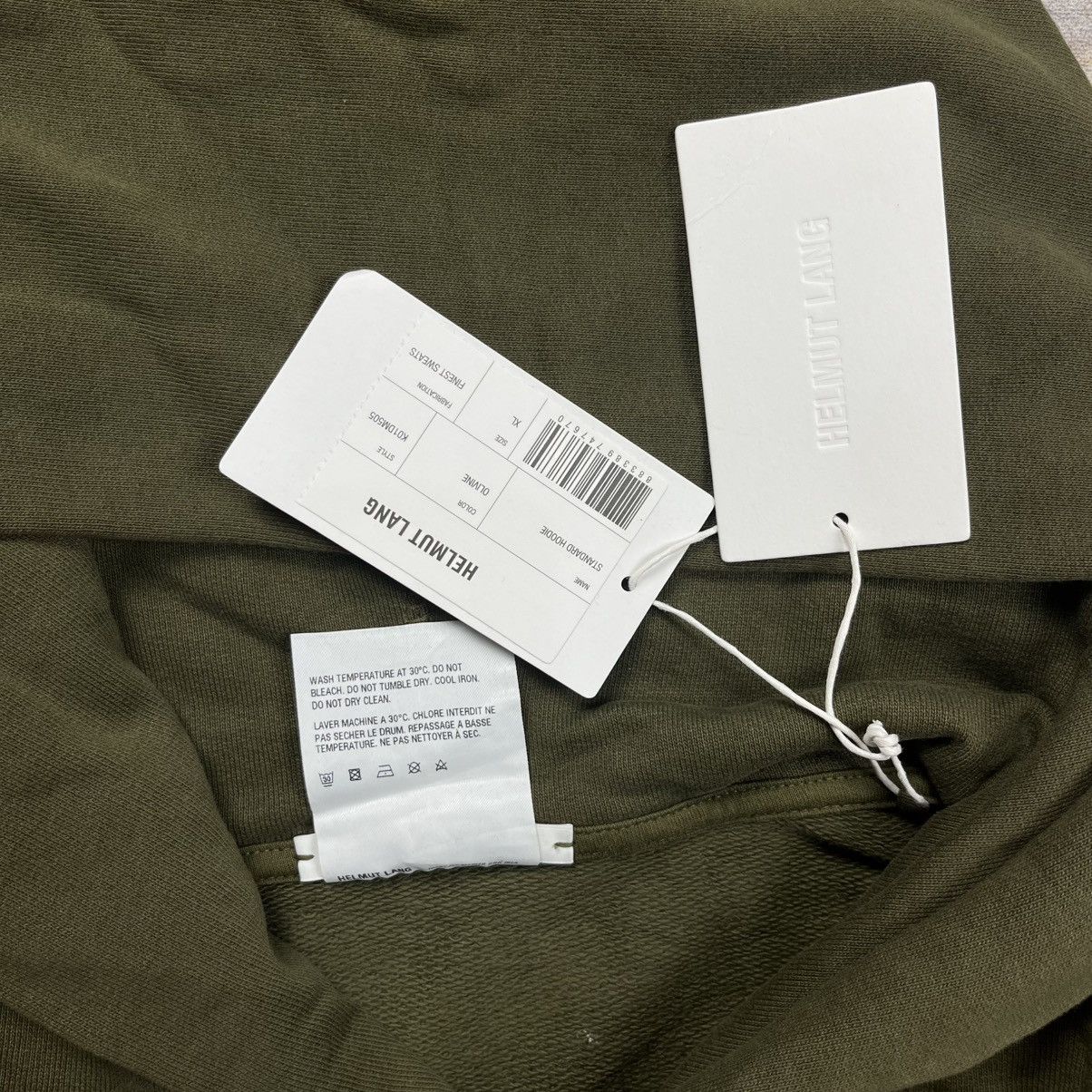 Helmut Lang Helmut lang finest sweat hoodie Size US XL / EU 56 / 4 - 8 Thumbnail