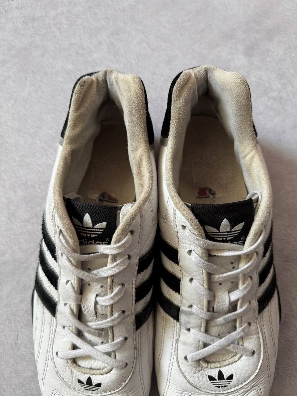 Adidas Vintage 2006 Adidas Goodyear White Leather Sneakers Size US 9.5 / EU 42-43 - 8 Thumbnail