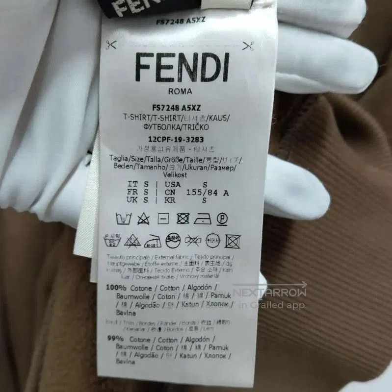 Other Fendi Men's Brown Cotton Long Sleeve Sweatshirt . Size US S / EU 44-46 / 1 - 8 Thumbnail