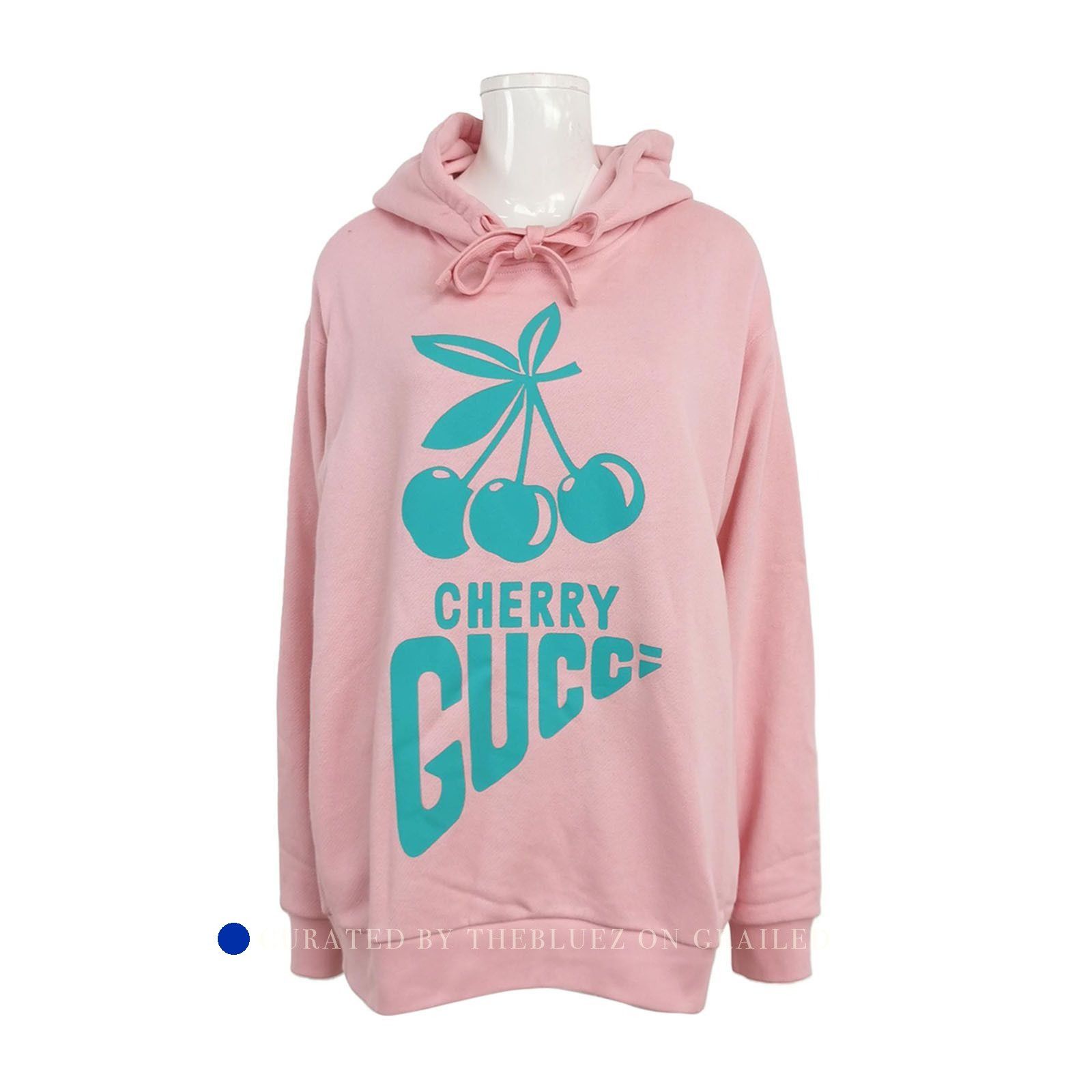 Gucci Cherry Logo Hoodie in Pink Size US M / EU 48-50 / 2 - 1 Thumbnail