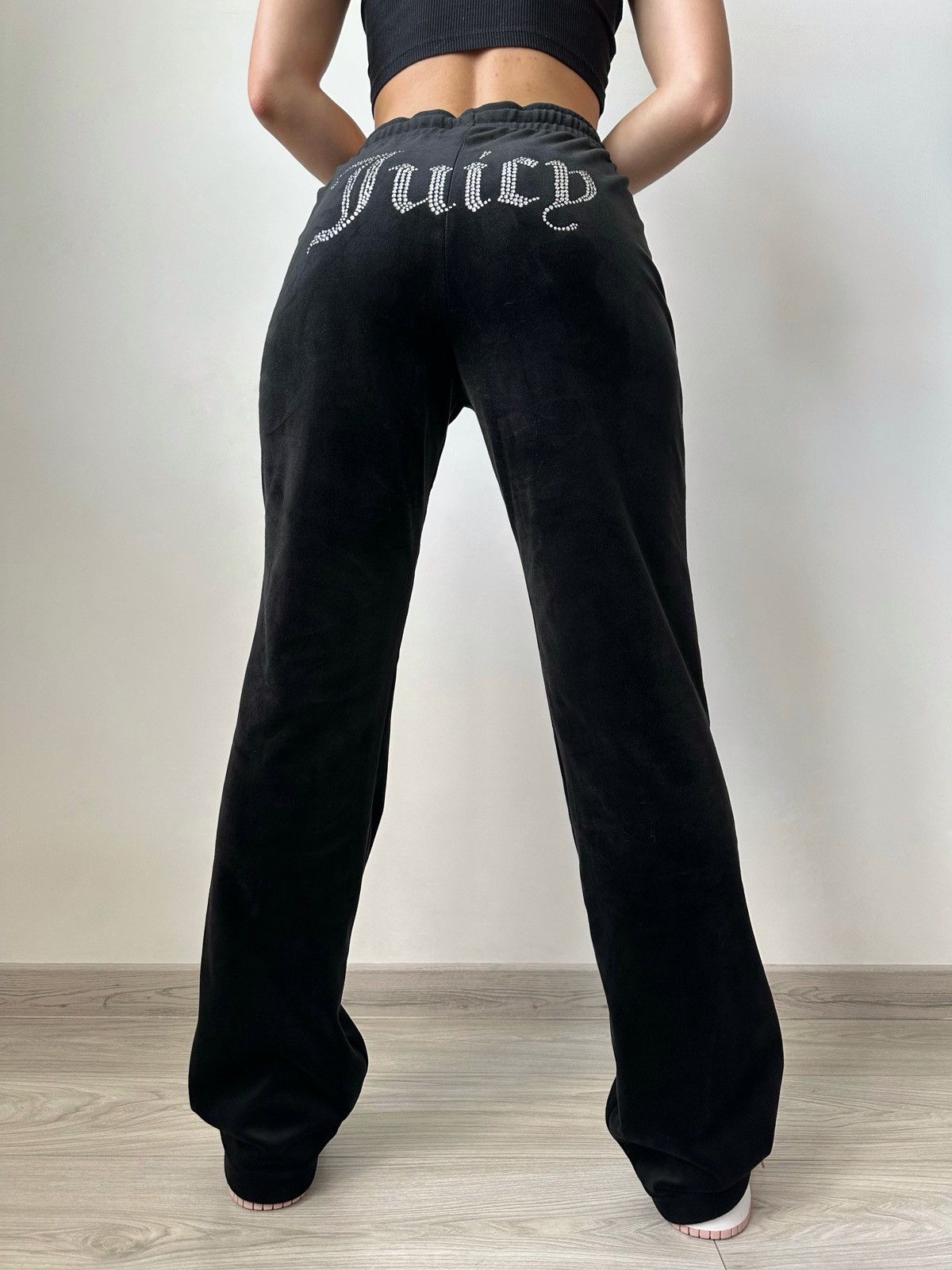 Juicy Couture Juicy Couture Big Logo Velvet Pants Vintage Y2K Style Size 32" / US 10 / IT 46 - 2 Thumbnail