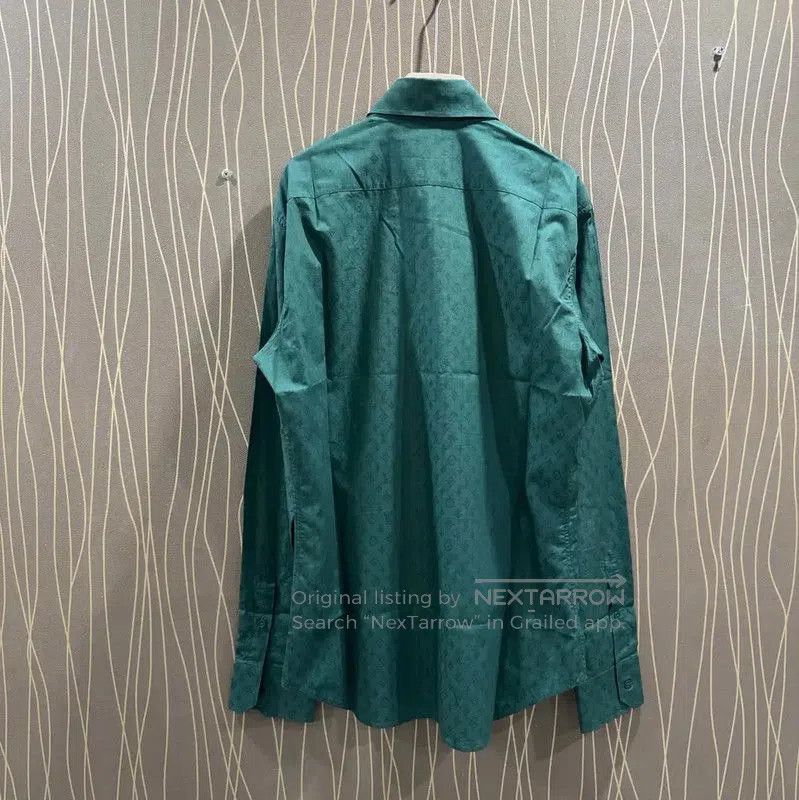 Louis Vuitton Louis Vuitton Green Cotton Men's Shirt . Size US L / EU 52-54 / 3 - 2 Thumbnail