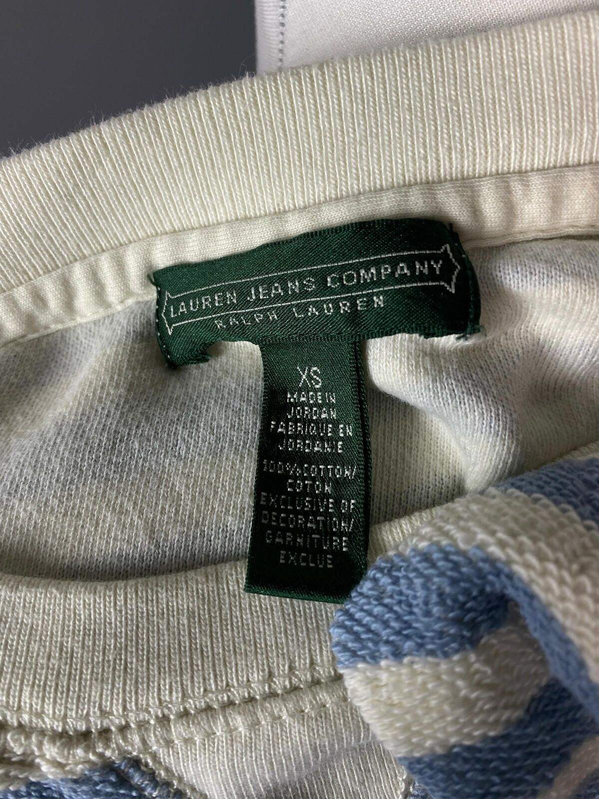 Designer Ladies Lauren Jeans Co Ralph Lauren Stripe Sweater Size XS Size XS / US 0-2 / IT 36-38 - 8 Thumbnail