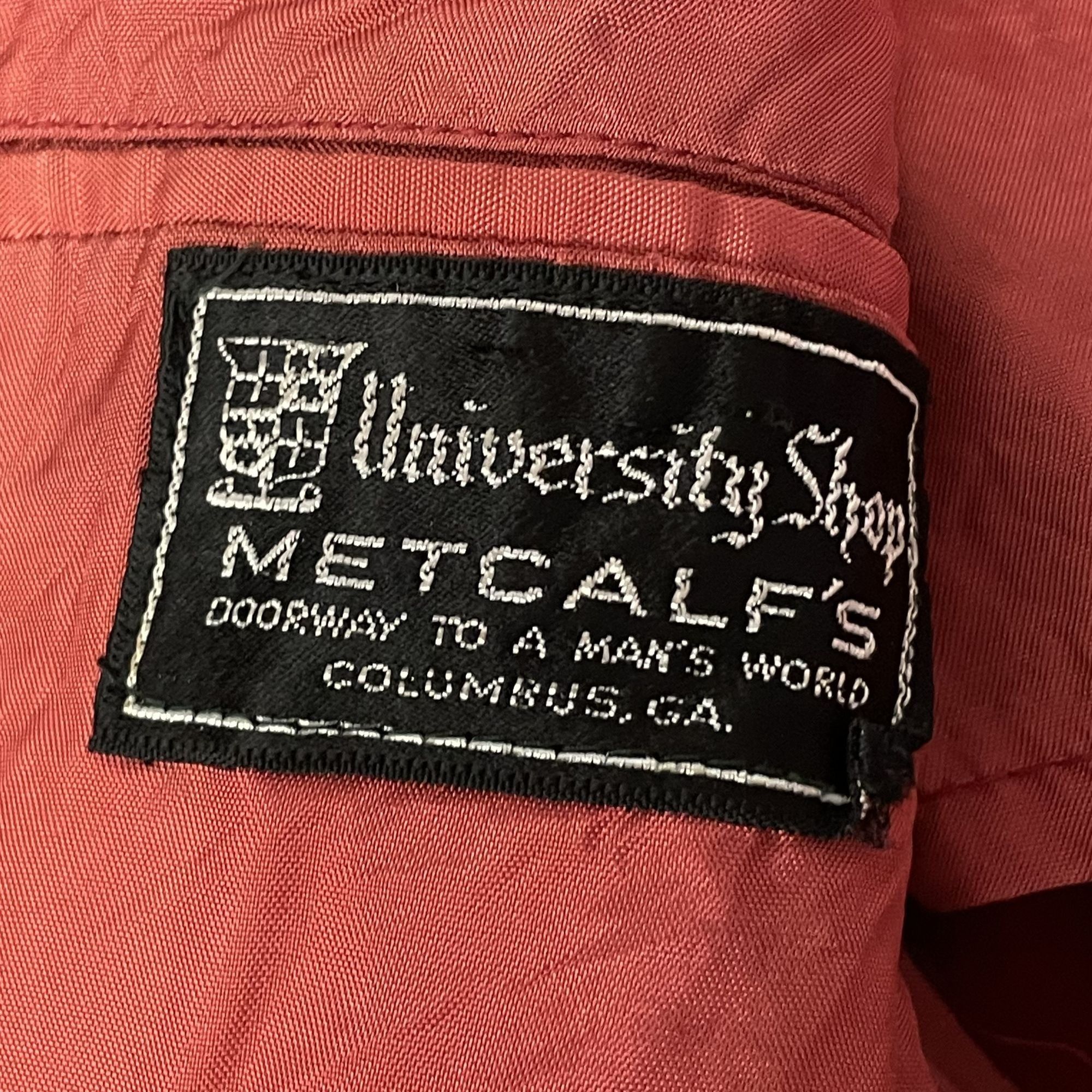 Other Vtg University Shop Metcalf's True RED Christmas Sport Coat Size 38S - 6 Thumbnail