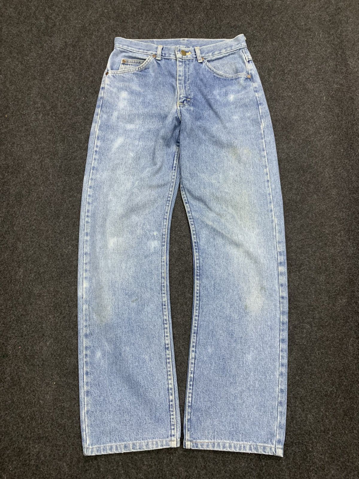 Lee Vintage 70s LEE RIDER JEANS.zip talon made in USA. Size US 30 / EU 46 - 1 Thumbnail