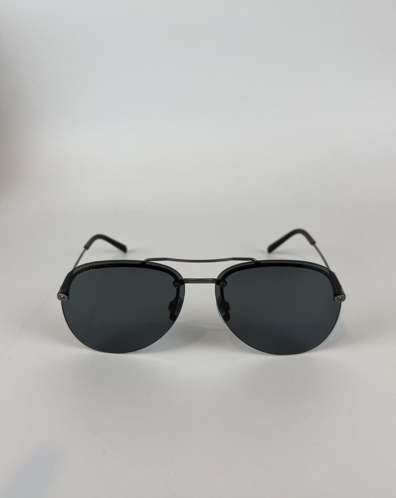 Bvlgari BV5044 Matte Gunmetal Aviator Sunglasses