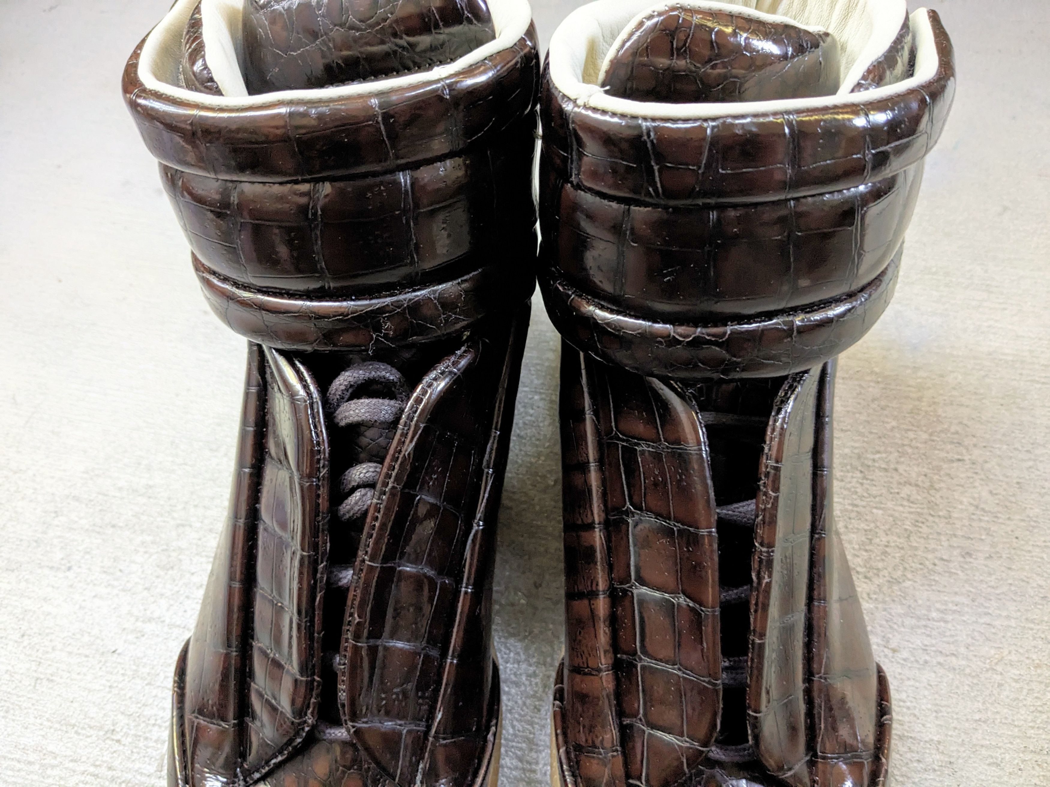 Maison Margiela Maison Margiela Future Brown Croc 9 42 Leather Hi Alligator Size US 9 / EU 42 - 8 Thumbnail