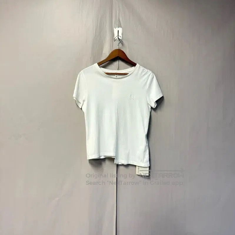 Loewe White Cotton Casual T-Shirt .