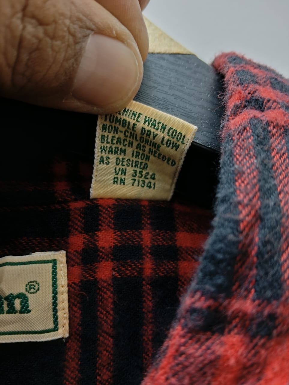 L.L. Bean 🔥Vintage 90s L.L.Bean Flannel Button Up Shirt Size US XL / EU 56 / 4 - 4 Thumbnail