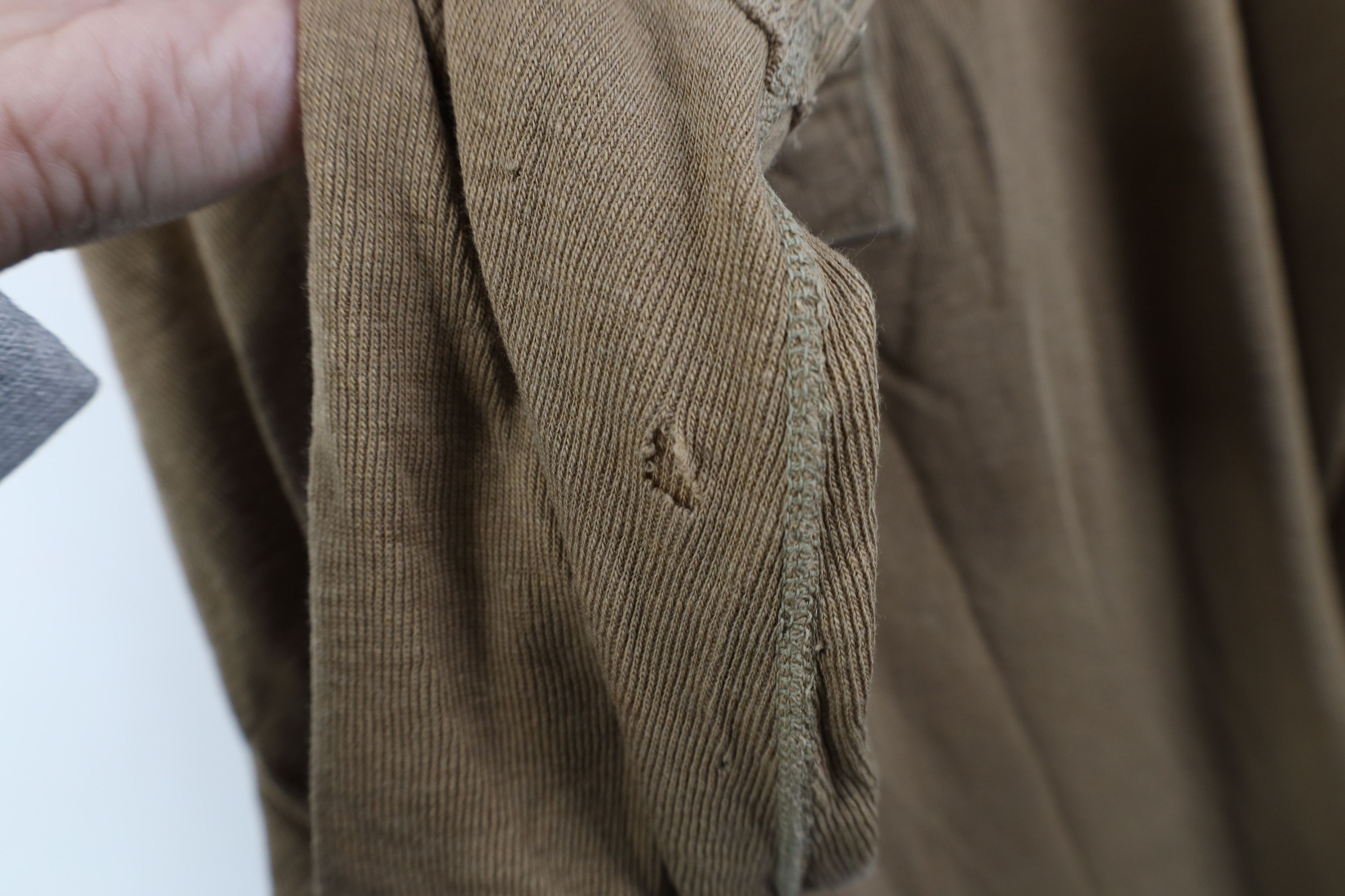 Vintage Vintage USGI Ribbed Knit Henley Undershirt T-Shirt USA Size US XL / EU 56 / 4 - 11 Thumbnail