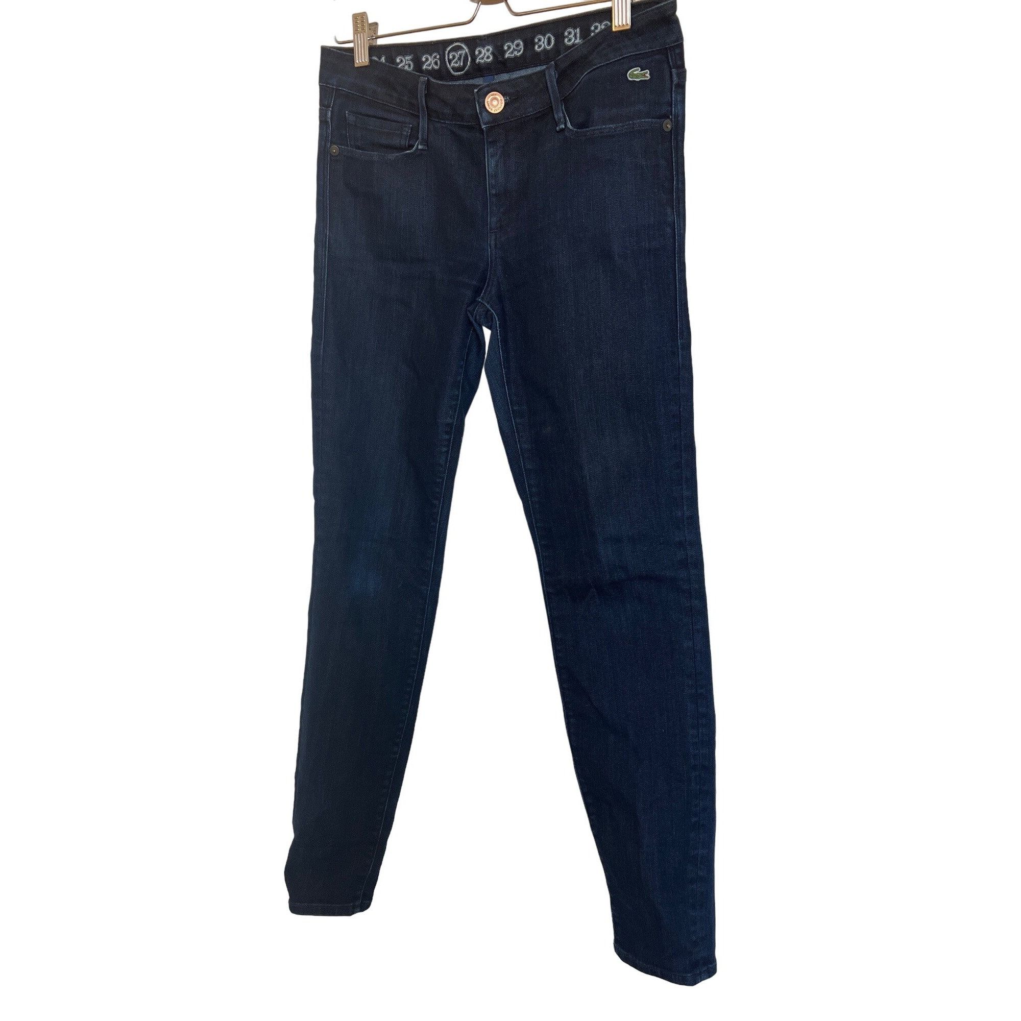Lacoste Lacoste Dark Blue Skinny Jeans Size 27" / US 4 / IT 40 - 3 Thumbnail