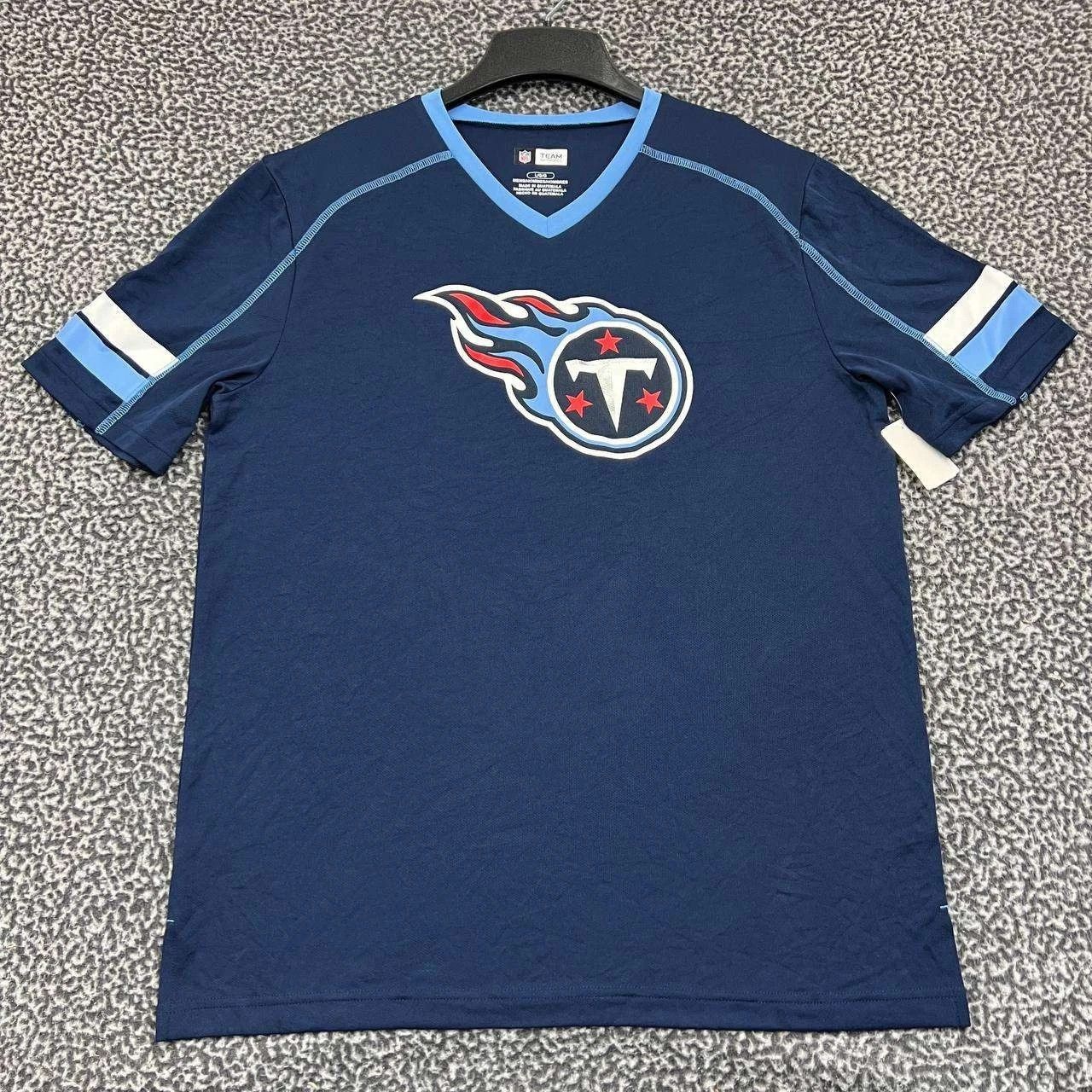 Other Tennessee Titans Shirt Men Blue Short Sleeve V-Neck New L Size US L / EU 52-54 / 3 - 1 Thumbnail