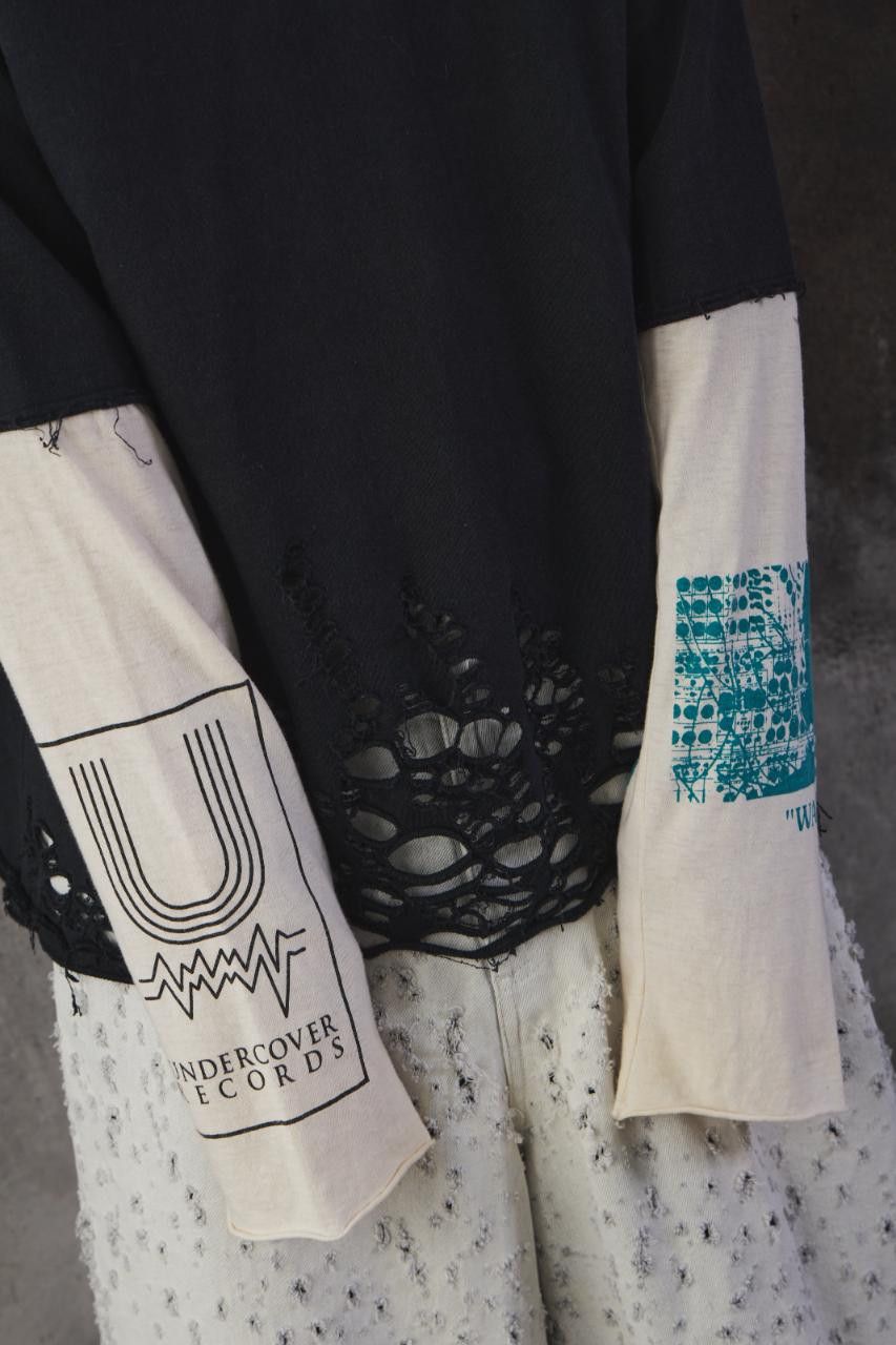 Undercover Undercover 2006SS‘Klaus’ Thrash Distressed Hybrid Hoodie Size US L / EU 52-54 / 3 - 1 Thumbnail