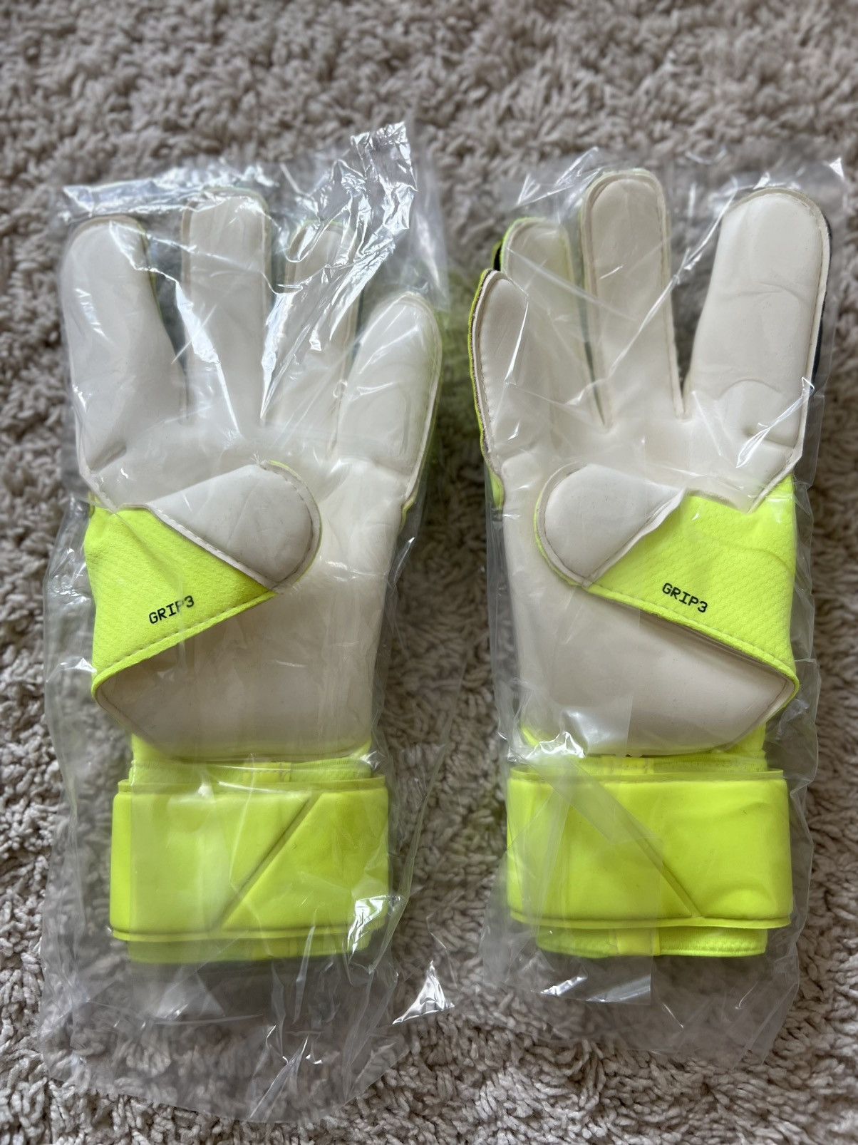 Nike Nike Grip 3 Match Goalkeeper Gloves Soccer Gloves Size ONE SIZE - 3 Thumbnail