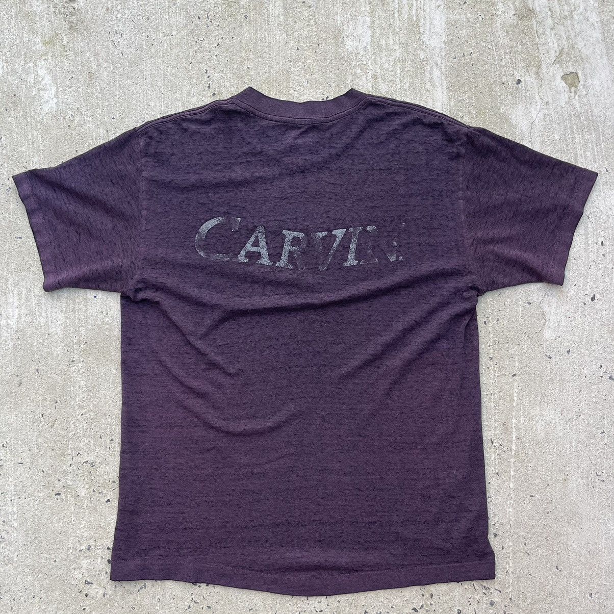 Vintage Vintage 80s Overdyed CARVIN Single Stitch Shirt Size US L / EU 52-54 / 3 - 5 Thumbnail