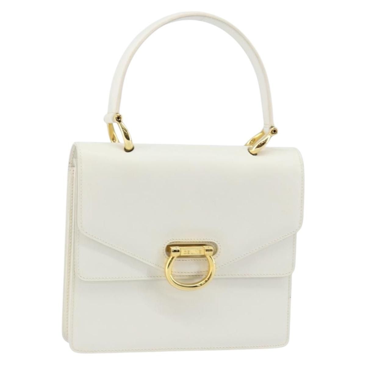 Celine Celine Gancini Handbag Leather Size ONE SIZE - 1 Thumbnail