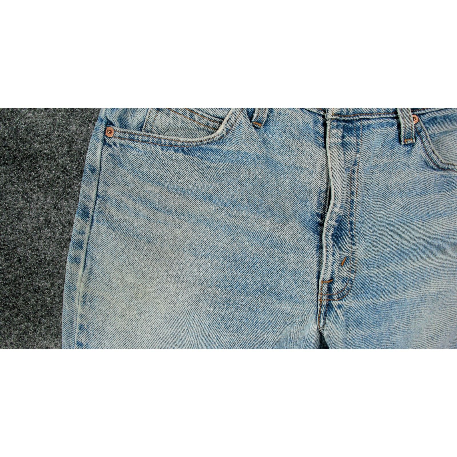 Levi's Vintage 1997 Levi's 550 Orange Tab Sun Faded Wash Denim Size US 34 / EU 50 - 17 Thumbnail