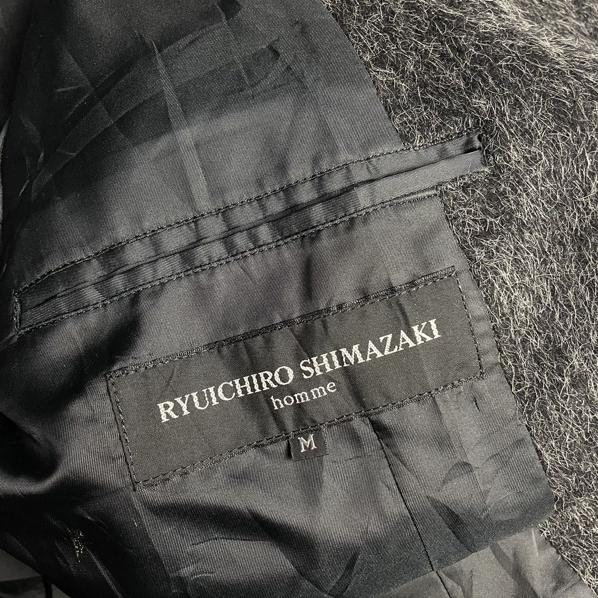 Ryuichiro Shimazaki 🇯🇵 RYUICHIRO SHIMAZAKI HOMME MOHAIR LONG COAT JACKET Size US M / EU 48-50 / 2 - 12 Thumbnail
