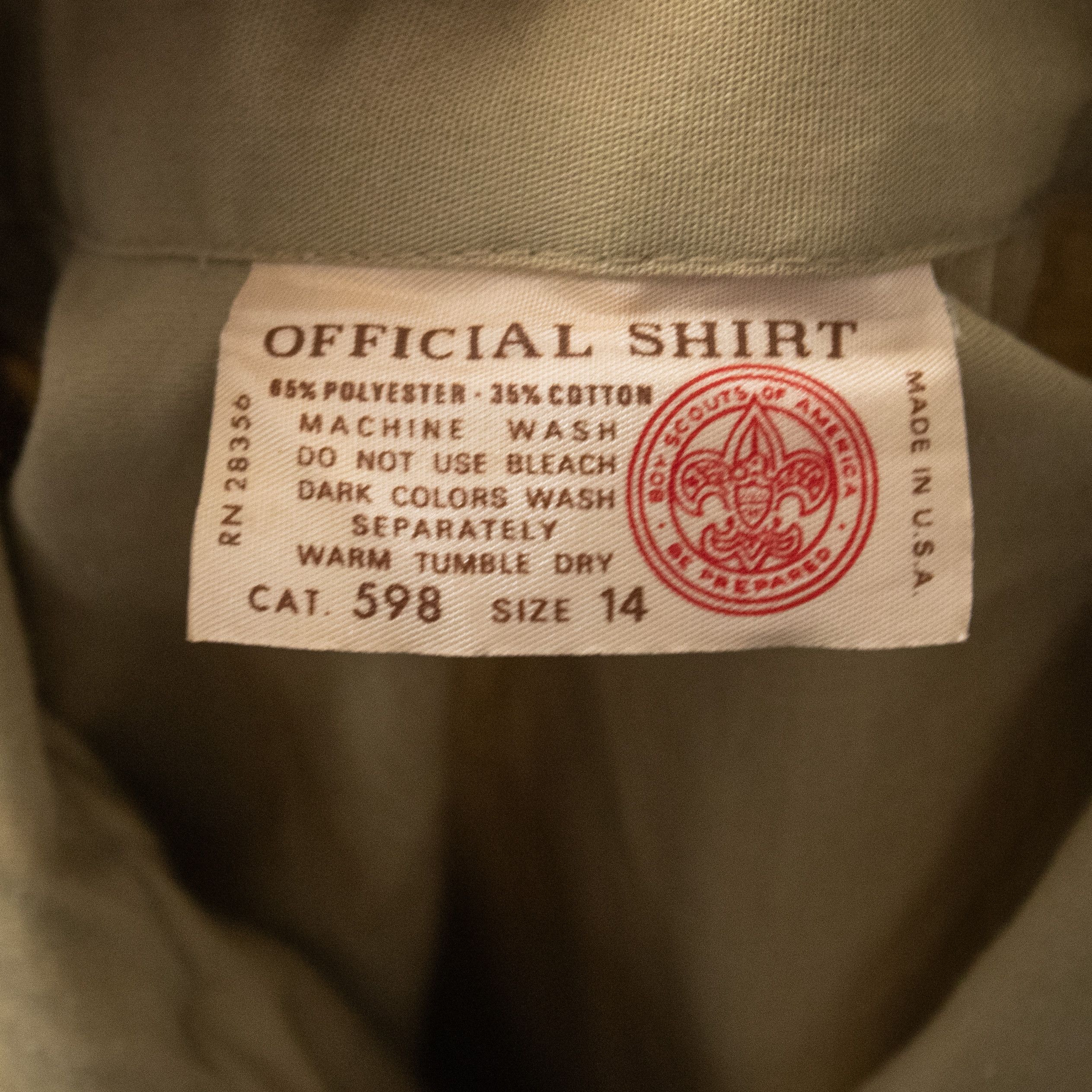 Vintage Vintage 80's Boy Scouts Of America Brown Short Sleeve Shirt Size US XS / EU 42 / 0 - 8 Thumbnail