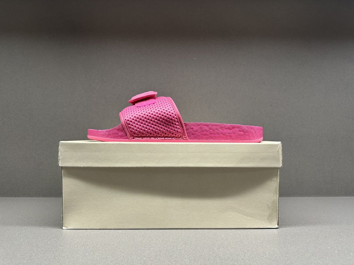 Adidas × Pharrell Adidas Boost Slide Pharrell Semi Solar Pink Size US 7 / IT 37 - 2 Thumbnail