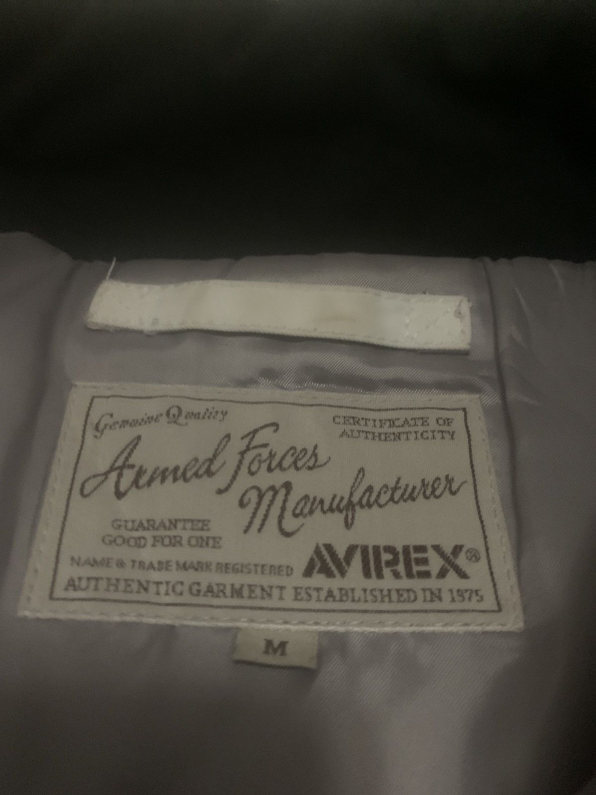 Avirex bomber jacket AVIREX rare item edition "space walk" Size US L / EU 52-54 / 3 - 7 Thumbnail